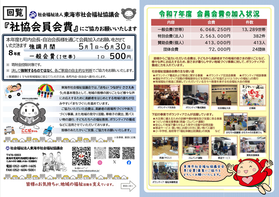 会員募集のお願い